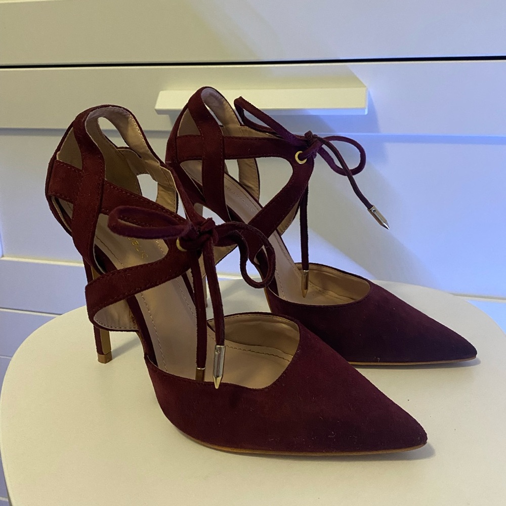 Maroon High Heels